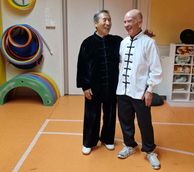 Maître Li et Michel en 2024 - association TAI CHI VIET 85